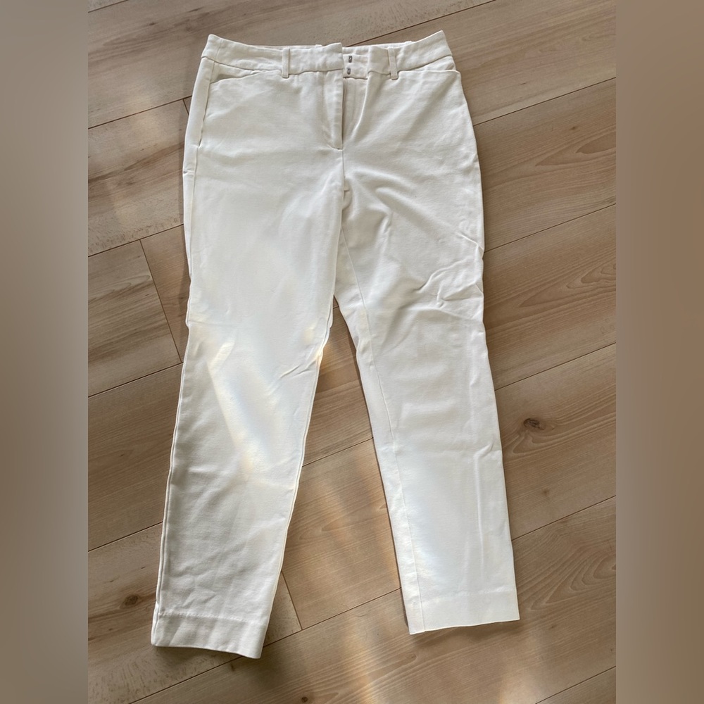 Winter white ankle pants size 4